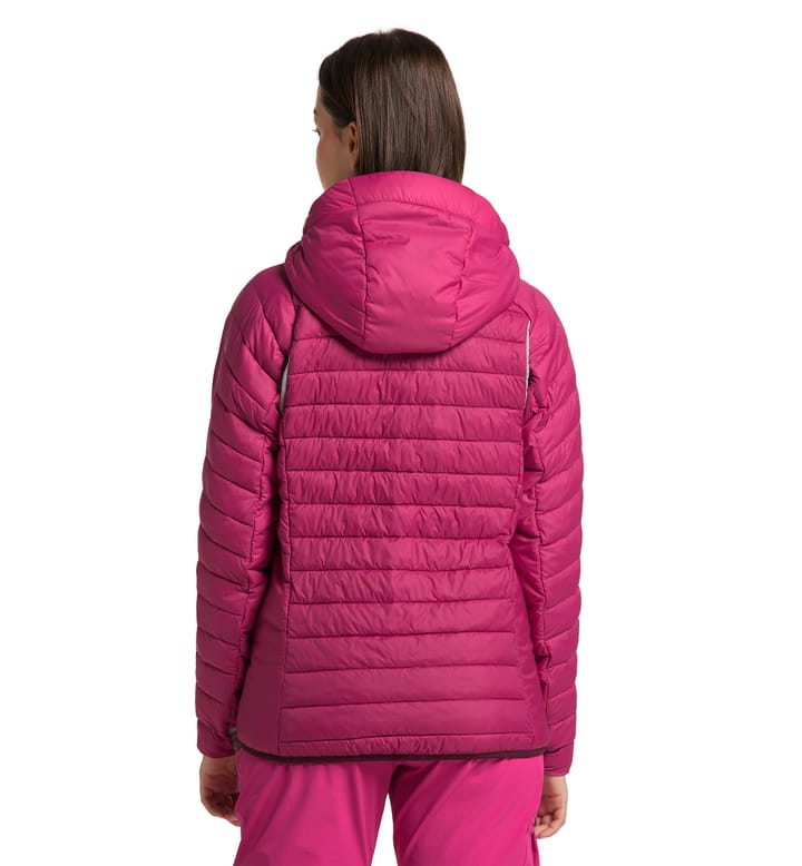 Spire Mimic Hood Women Deep Pink Spire Mimic Hood Women Deep Pink