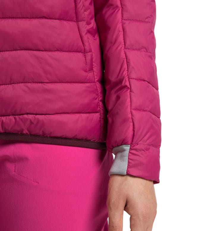 Spire Mimic Hood Women Deep Pink Spire Mimic Hood Women Deep Pink