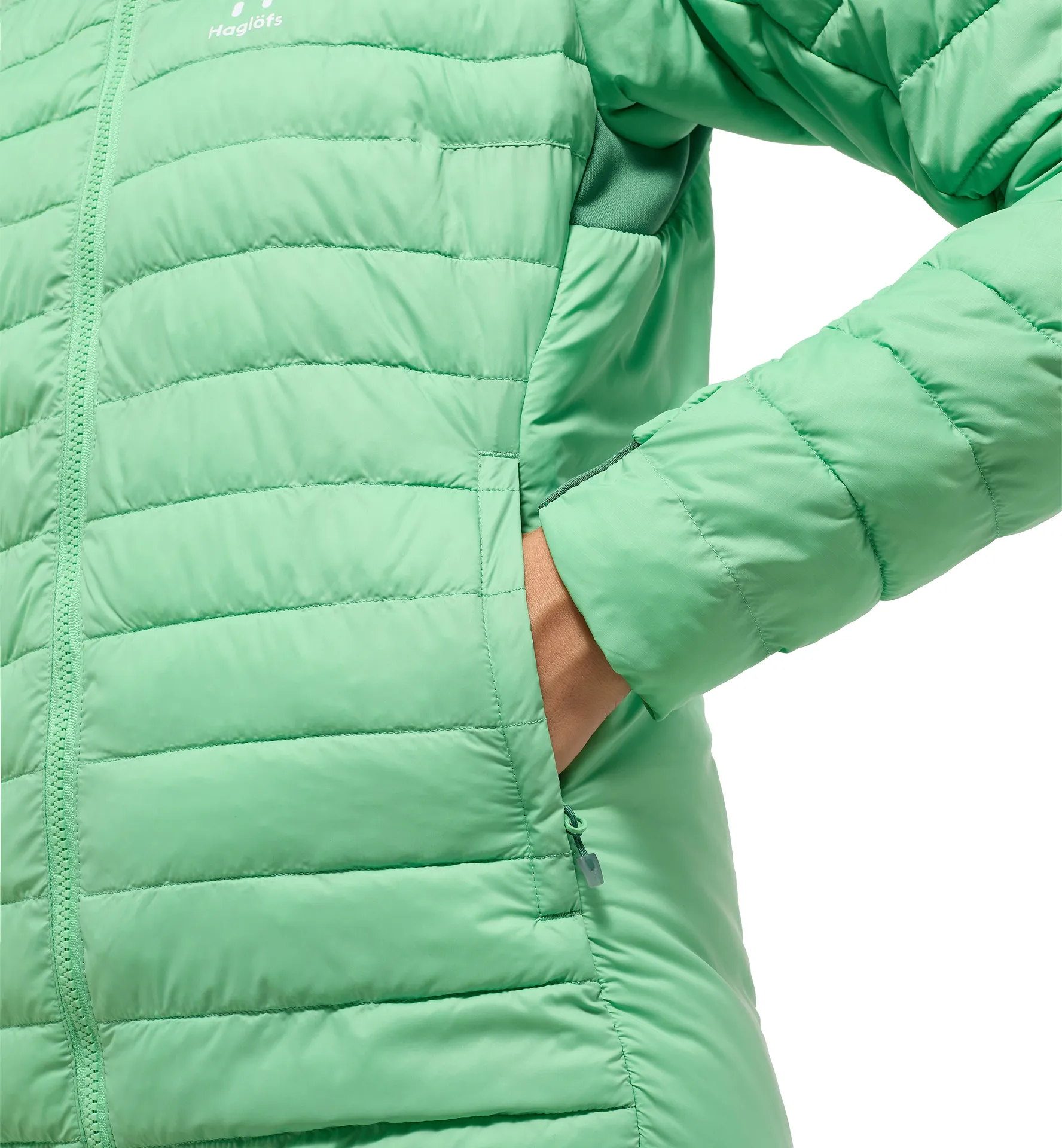 Spire Mimic Hood Women Mint Stone