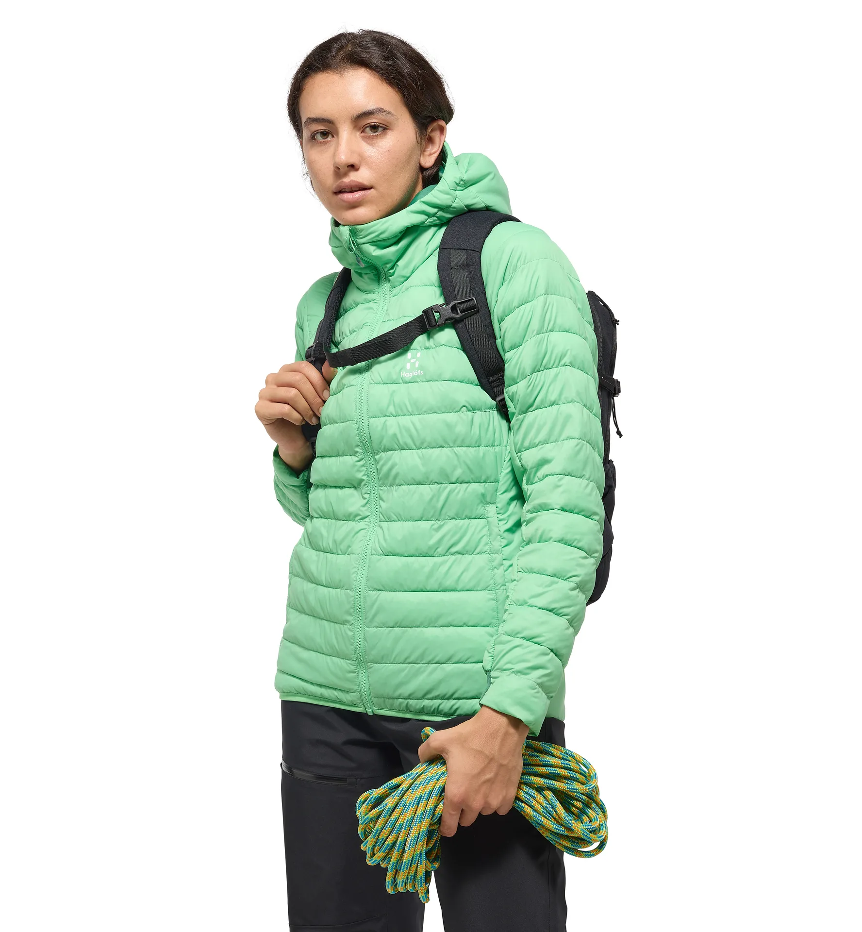 Spire Mimic Hood Women Mint Stone