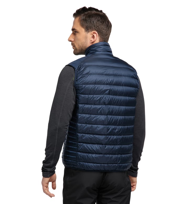 Roc Down Vest Men Tarn Blue