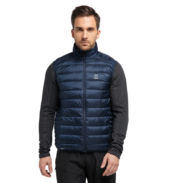 Roc Down Vest Men Tarn Blue