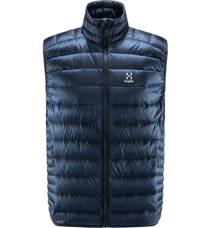 Roc Down Vest Men Tarn Blue