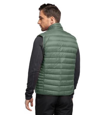 Roc Down Vest Men Fjell Green Solid