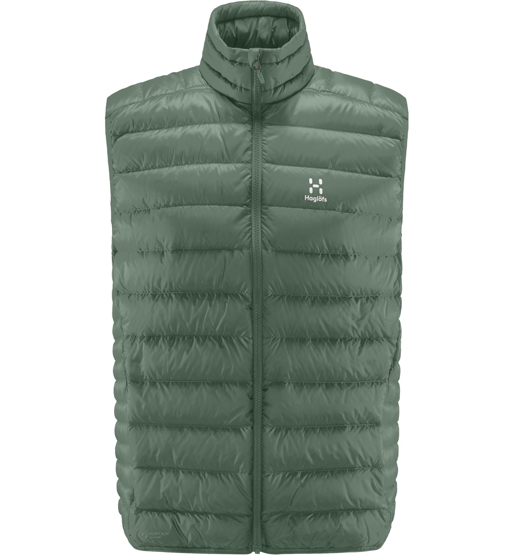 Roc Down Vest Men Fjell Green Solid
