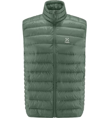 Roc Down Vest Men Fjell Green Solid