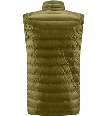 Roc Down Vest Men Olive Green