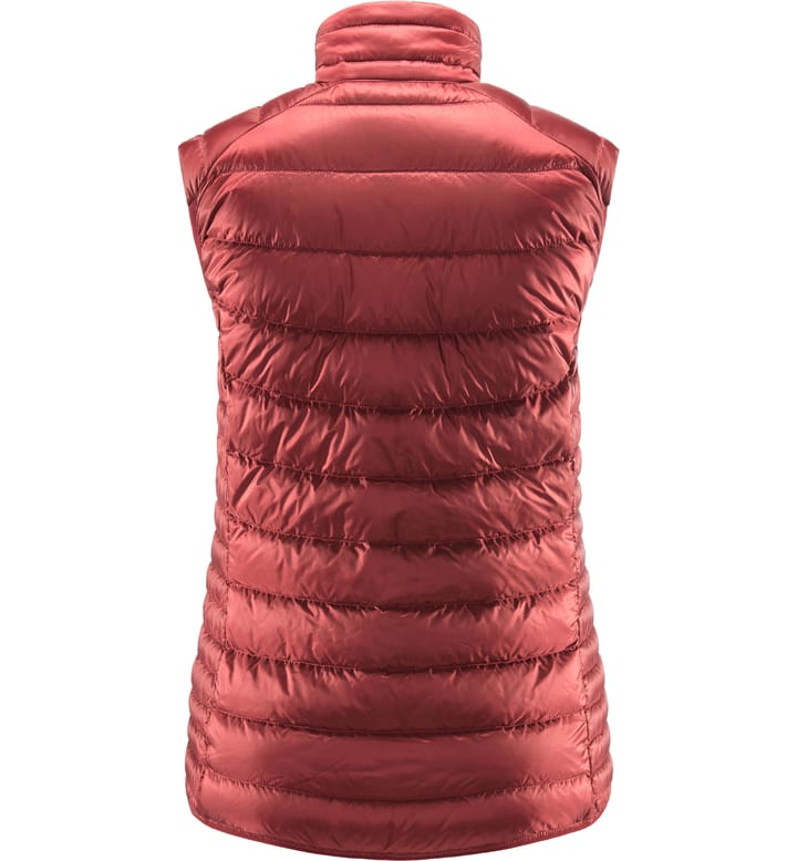 Roc Down Vest Women Brick Red