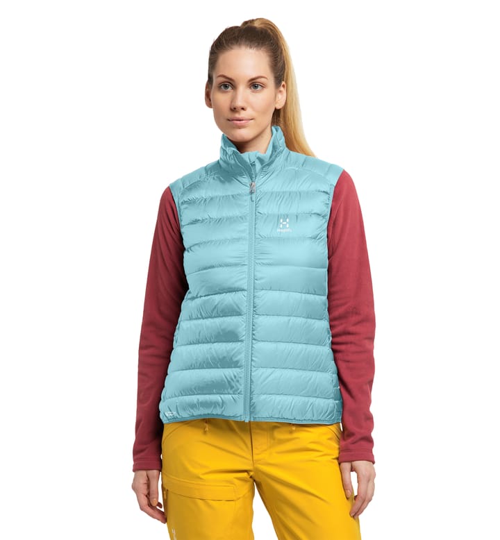 Roc Down Vest Women Frost Blue