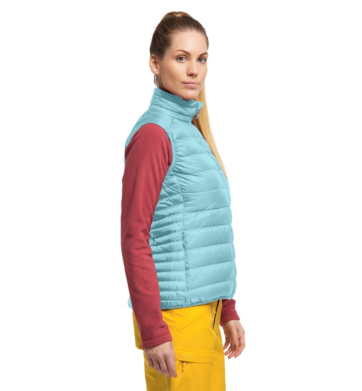 Roc Down Vest Women Frost Blue