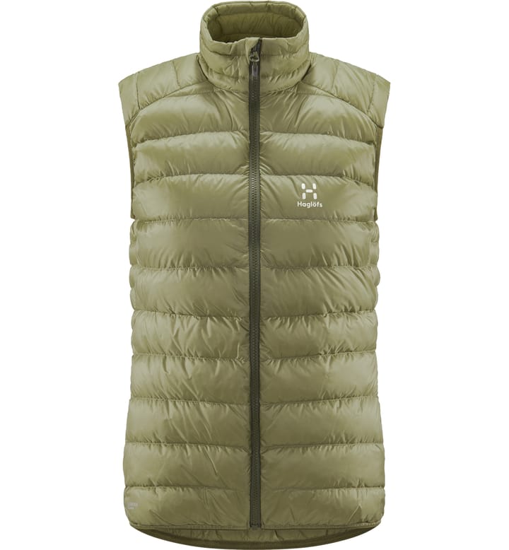 Roc Down Vest Women Thyme Green