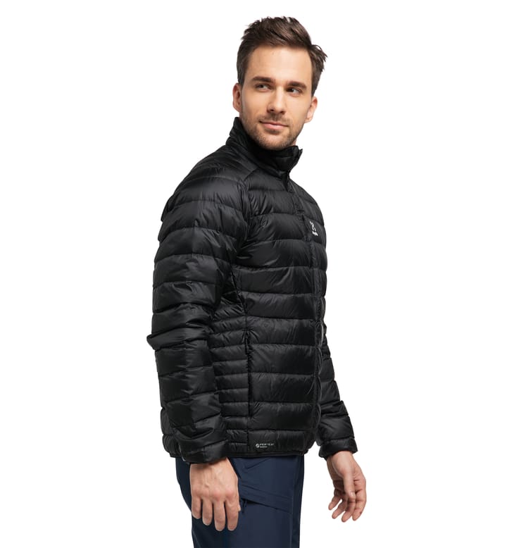 Roc Down Jacket Men | True Black | Outlet Men | Outlet | Haglöfs