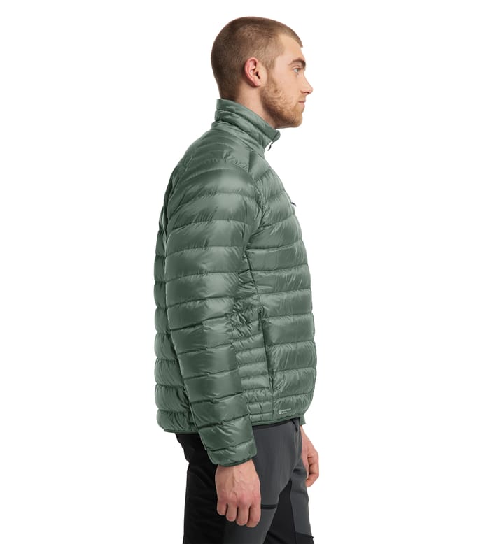 Roc Down Jacket Men Fjell Green Solid