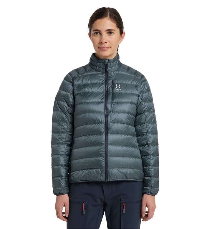 Roc Down Jacket Women Steel Blue