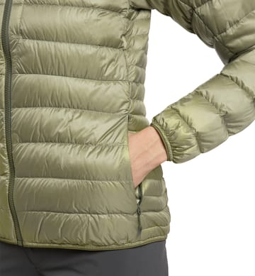 Roc Down Jacket Women Thyme Green