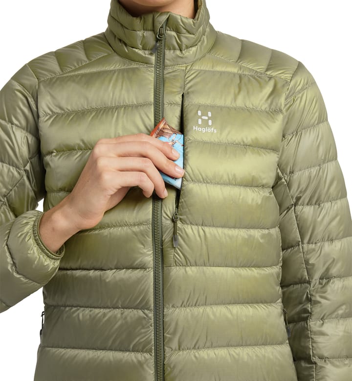 Roc Down Jacket Women Thyme Green