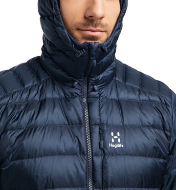 Roc Down Hood Men Tarn Blue