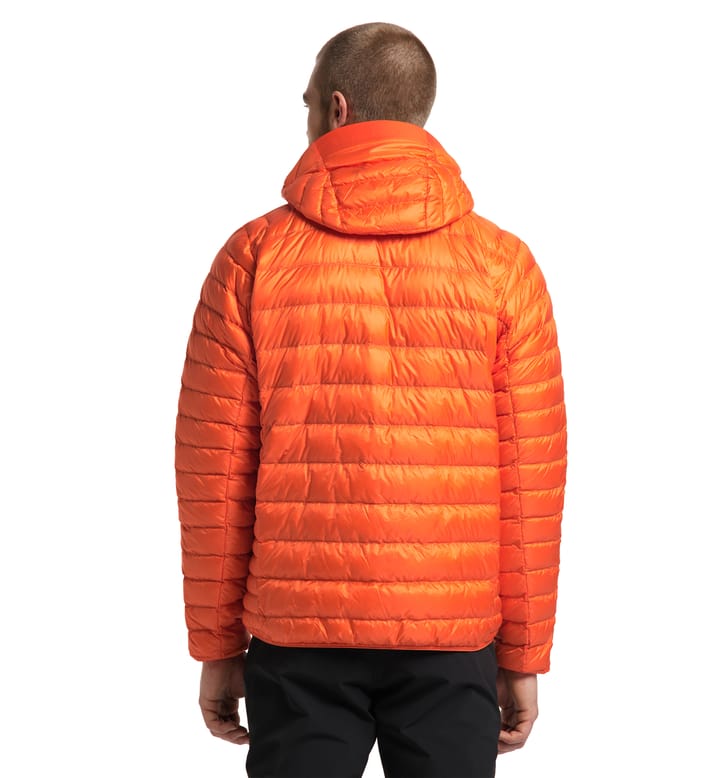 Roc Down Hood Men Flame Orange