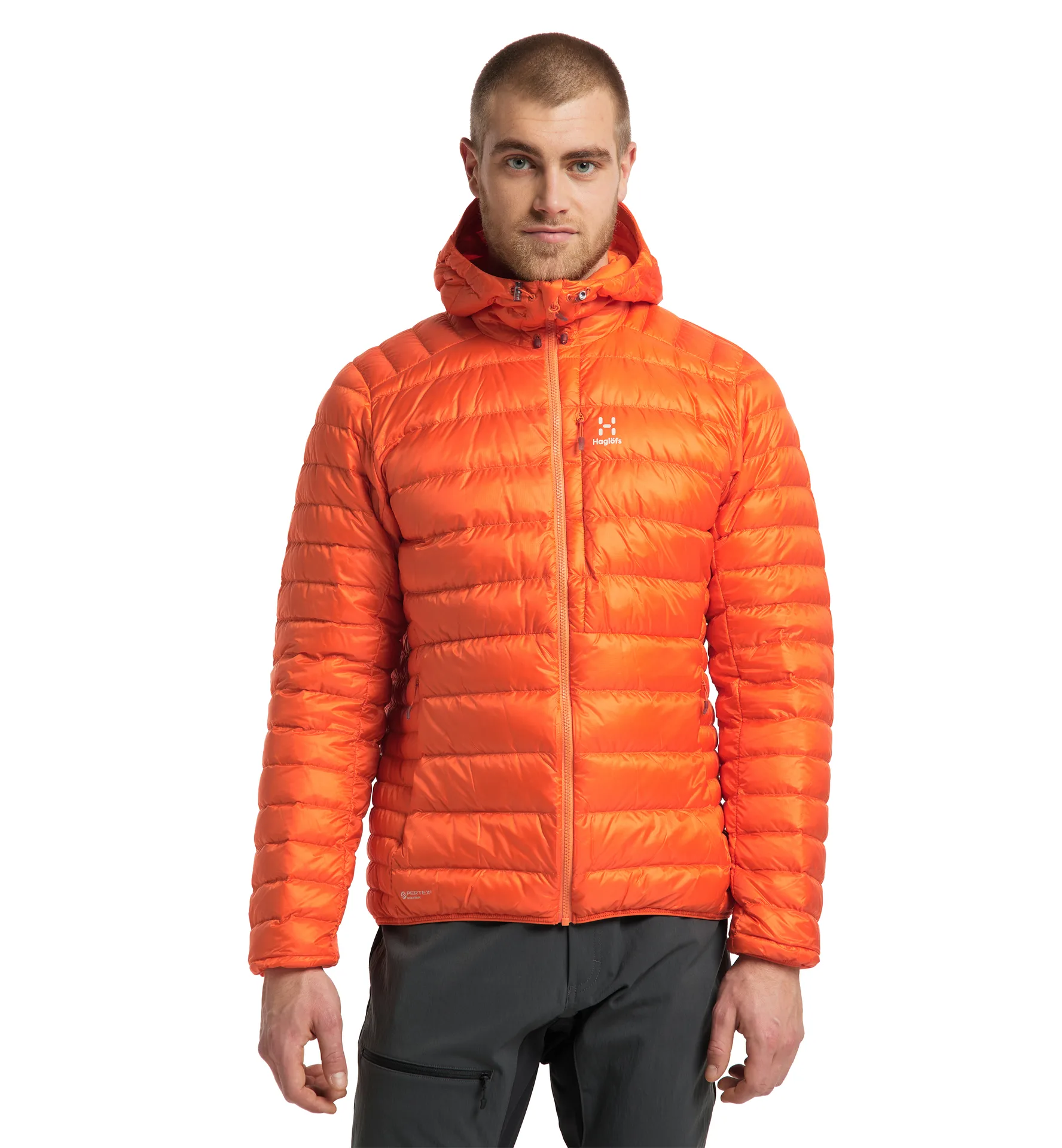 Roc Down Hood Men Flame Orange