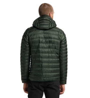 Roc Down Hood Men Fjell Green Solid