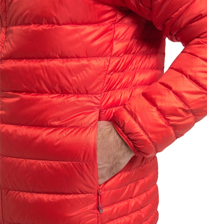 Roc Down Hood Men Zenith Red