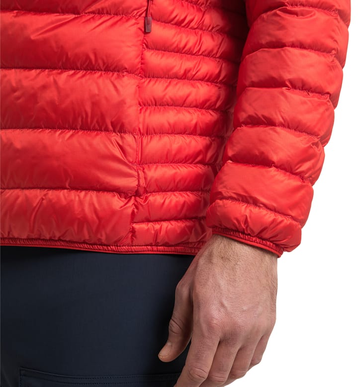 Roc Down Hood Men Zenith Red