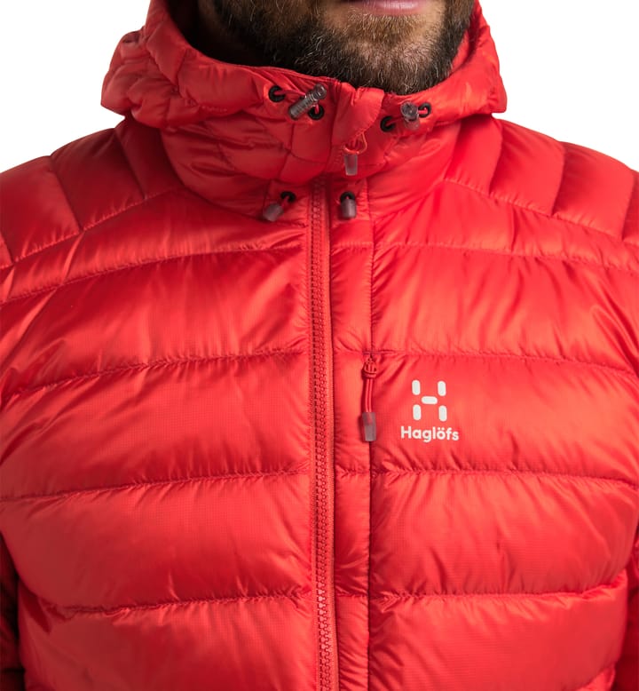 Roc Down Hood Men Zenith Red