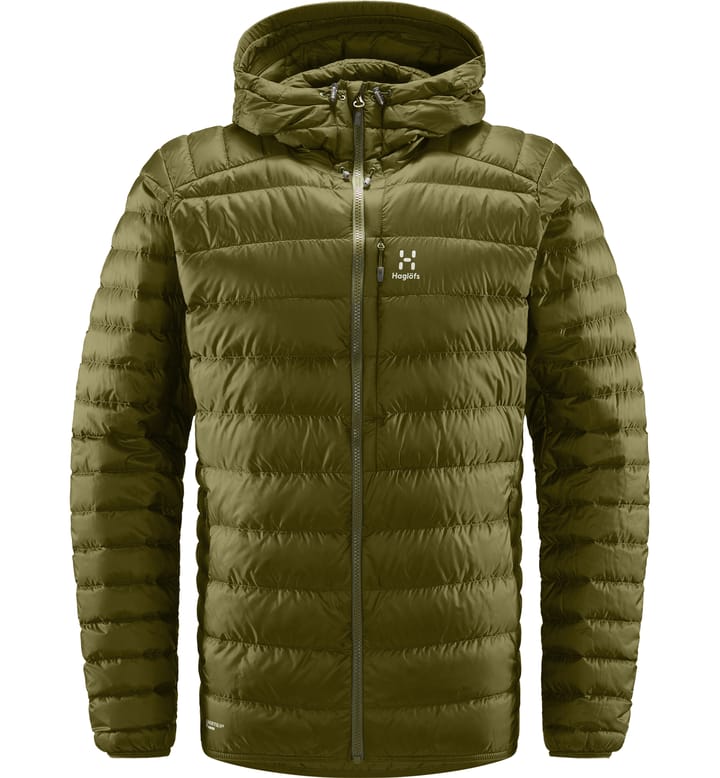 Roc Down Hood Men Olive Green