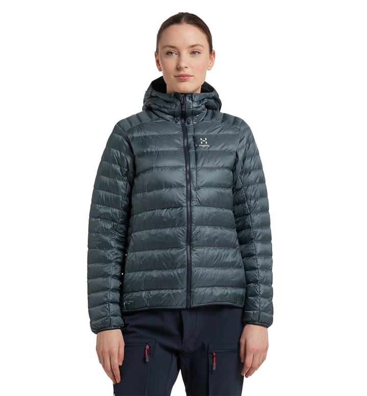 Roc Down Hood Women Steel Blue Roc Down Hood Women Steel Blue