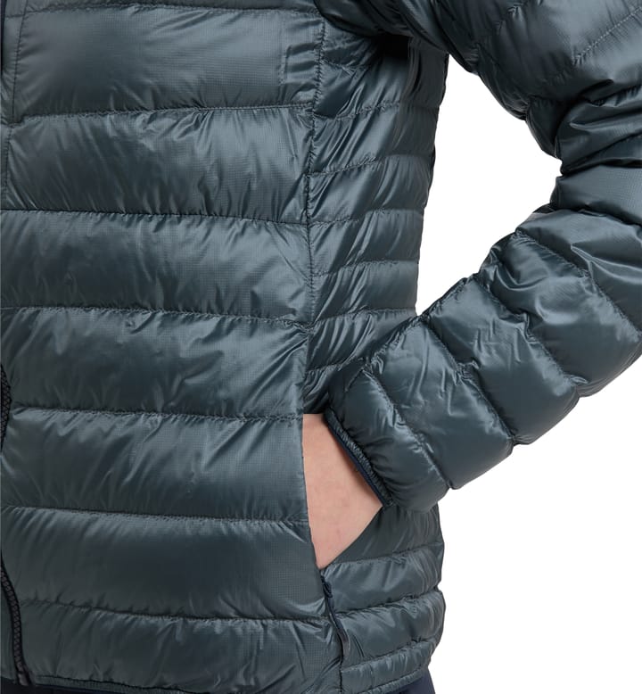 Roc Down Hood Women Steel Blue Roc Down Hood Women Steel Blue