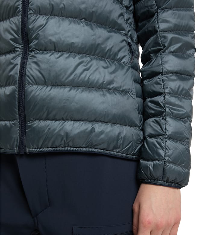Roc Down Hood Women Steel Blue Roc Down Hood Women Steel Blue