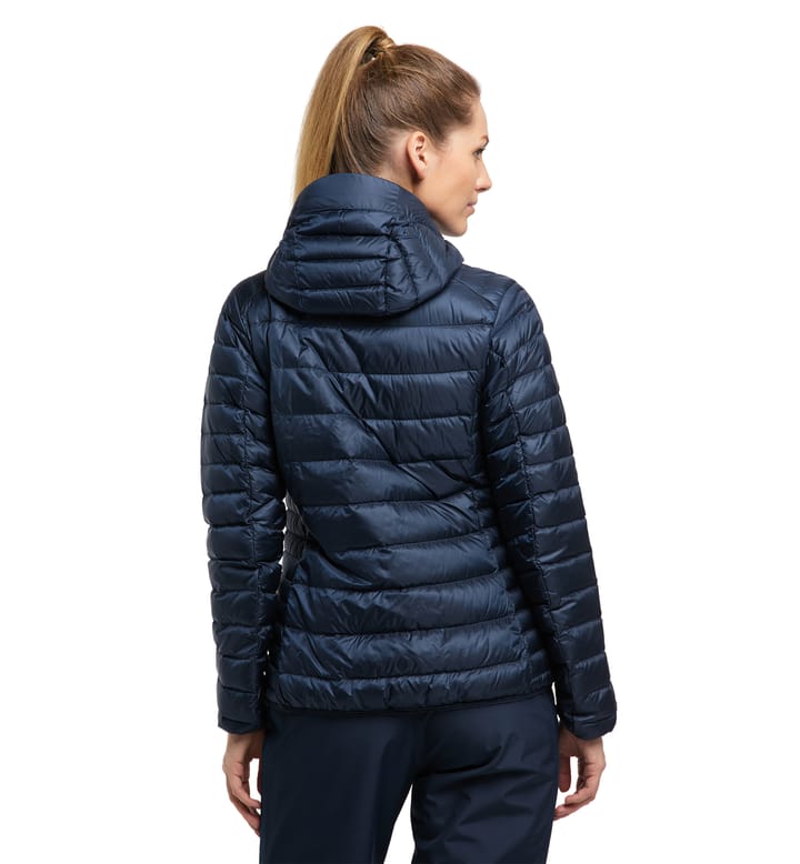 Roc Down Hood Women Tarn Blue