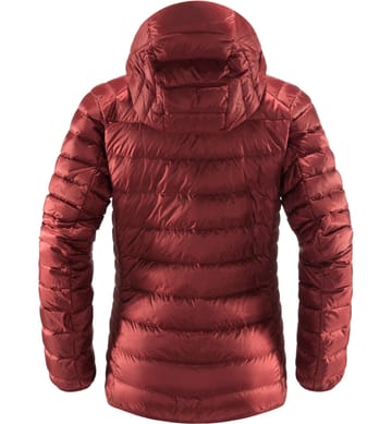 Roc Down Hood Women Brick Red