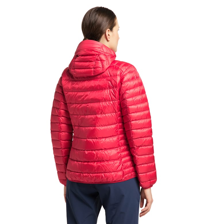 Roc Down Hood Women Scarlet Red Roc Down Hood Women Scarlet Red
