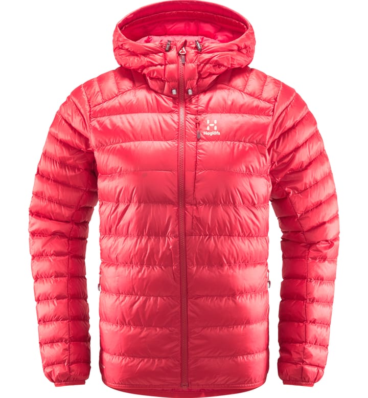 Roc Down Hood Women Scarlet Red Roc Down Hood Women Scarlet Red