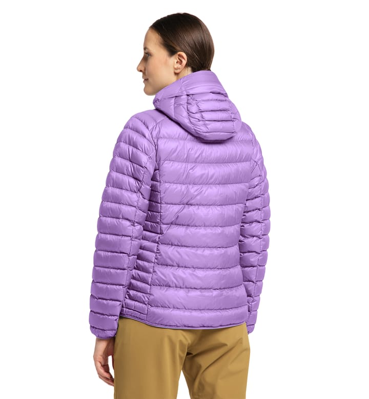 Roc Down Hood Women Purple Ice