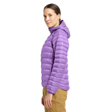 Roc Down Hood Women Purple Ice