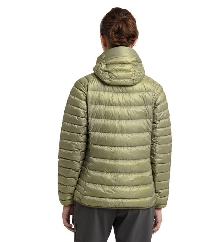 Roc Down Hood Women Thyme Green