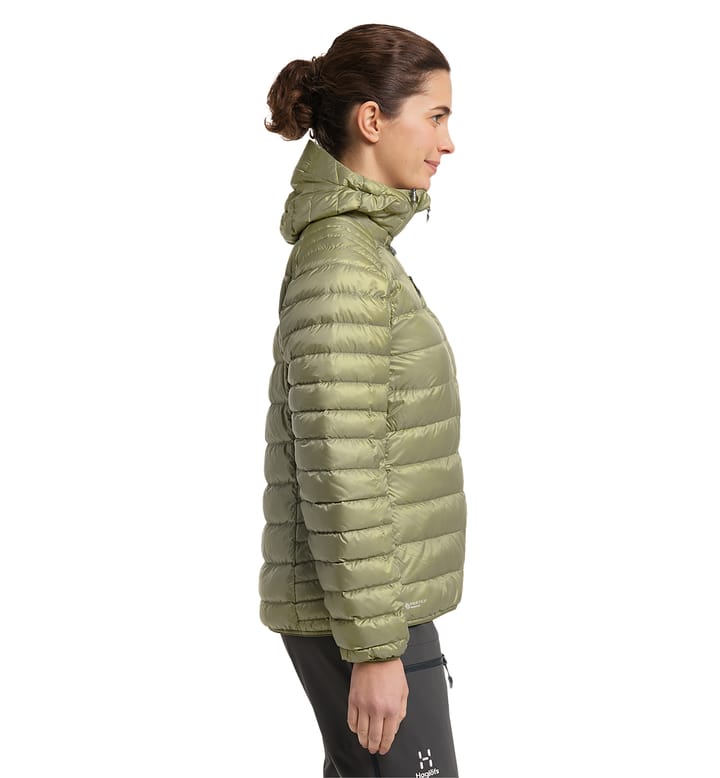 Roc Down Hood Women Thyme Green