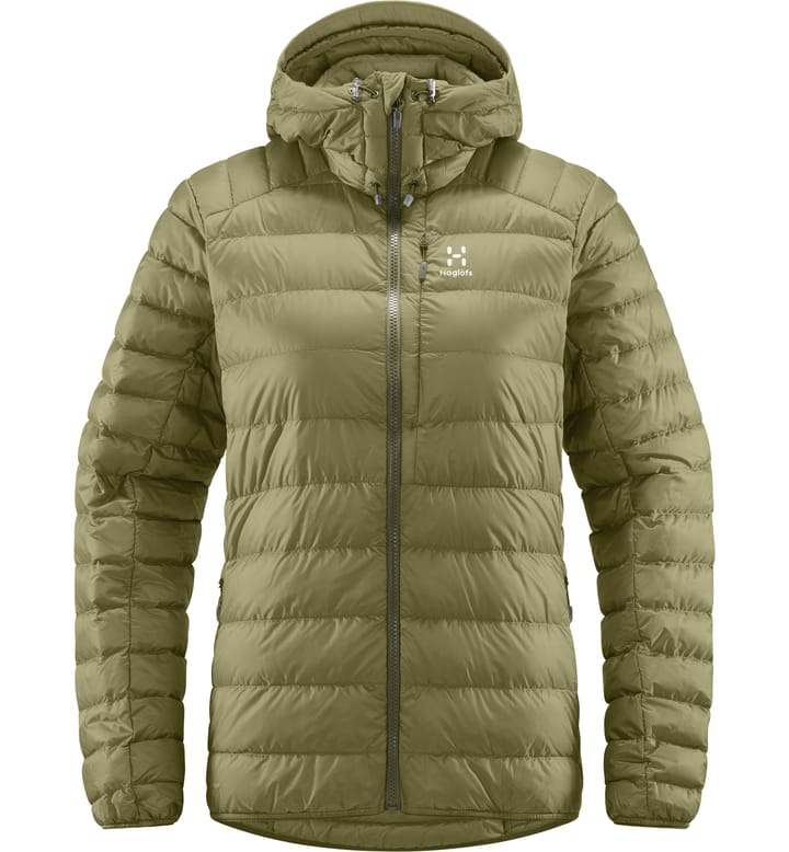 Roc Down Hood Women Thyme Green