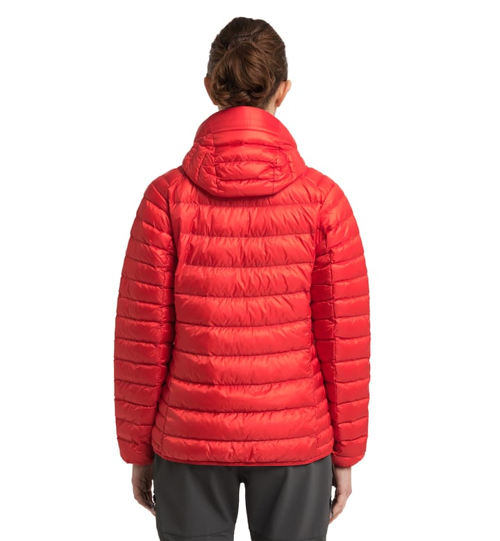 Roc Down Hood Women Zenith Red