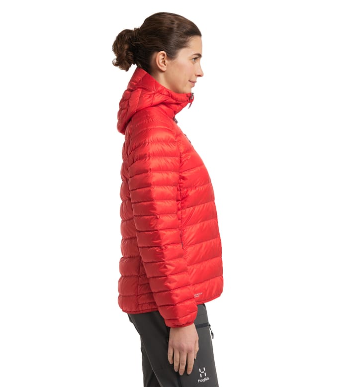 Roc Down Hood Women Zenith Red