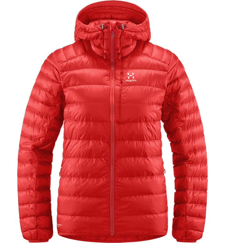 Roc Down Hood Women Zenith Red