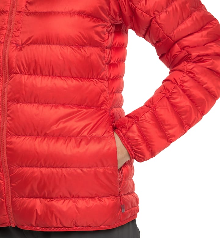 Roc Down Hood Women Zenith Red