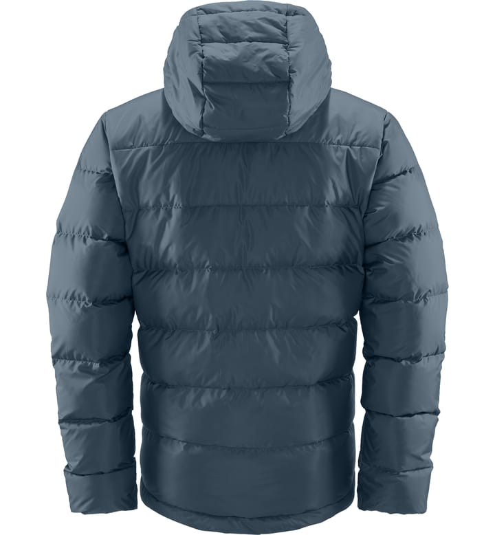 Bield Down Hood Men Steel Blue