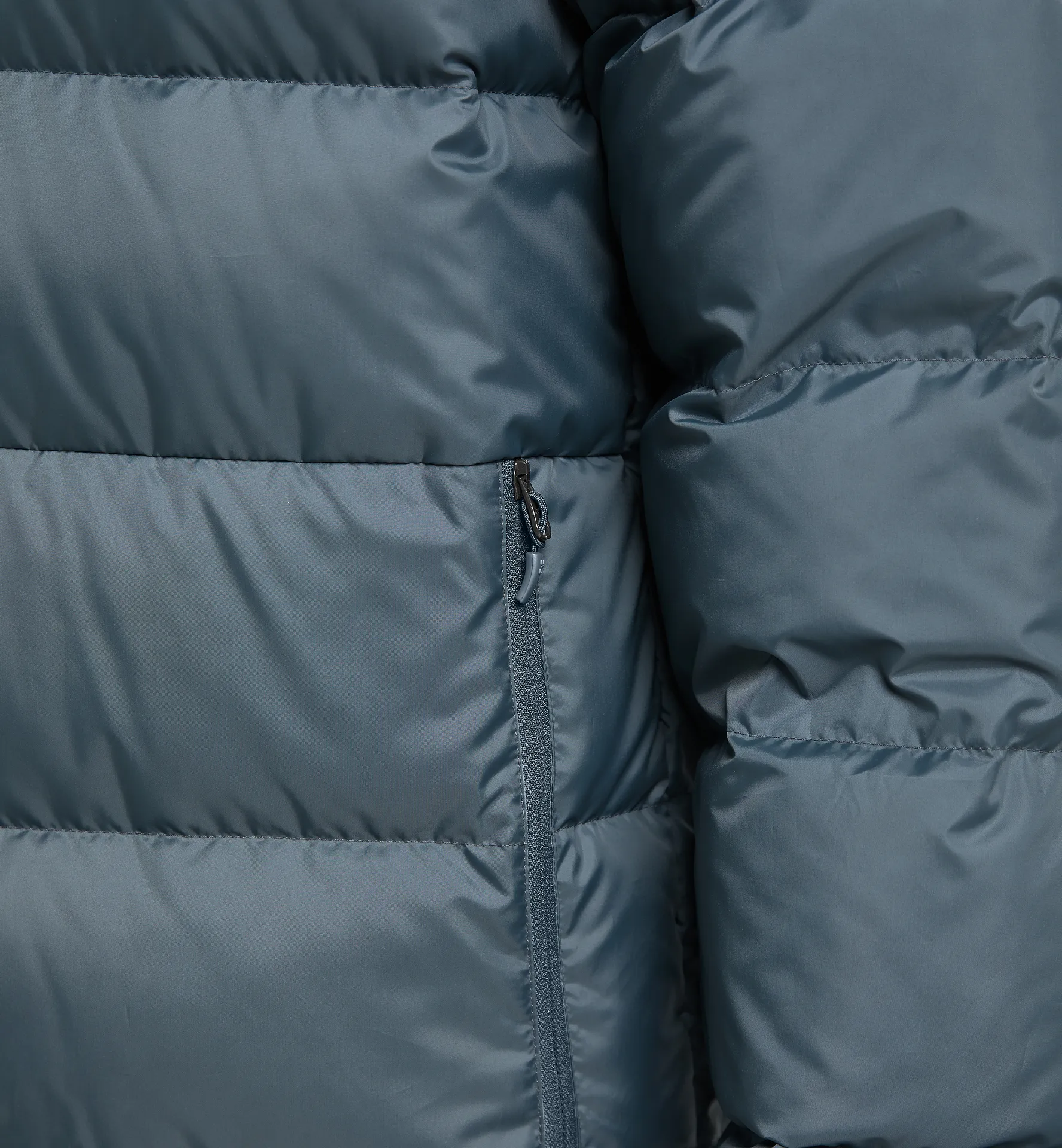 Bield Down Hood Men Steel Blue