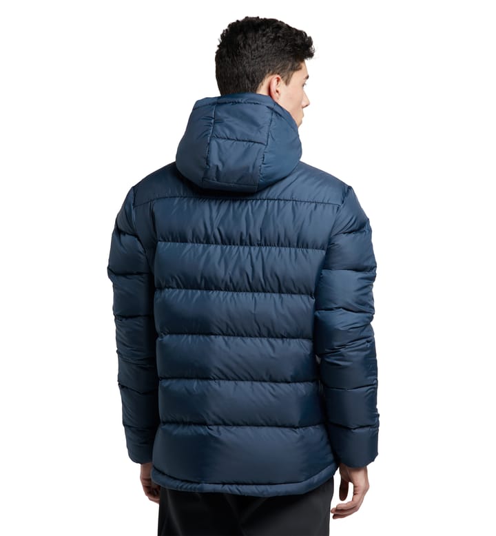 Bield Down Hood Men Tarn Blue Bield Down Hood Men Tarn Blue
