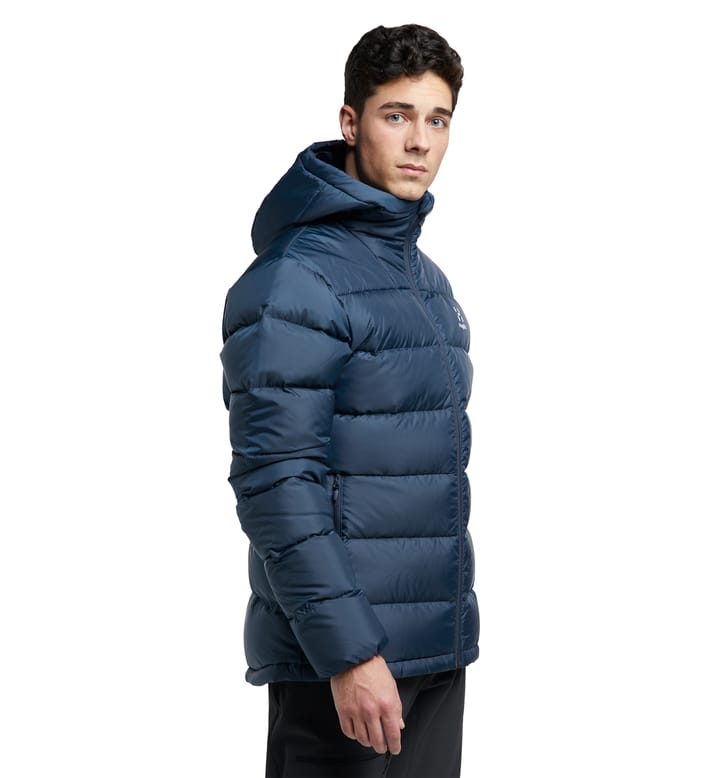 Bield Down Hood Men Tarn Blue Bield Down Hood Men Tarn Blue