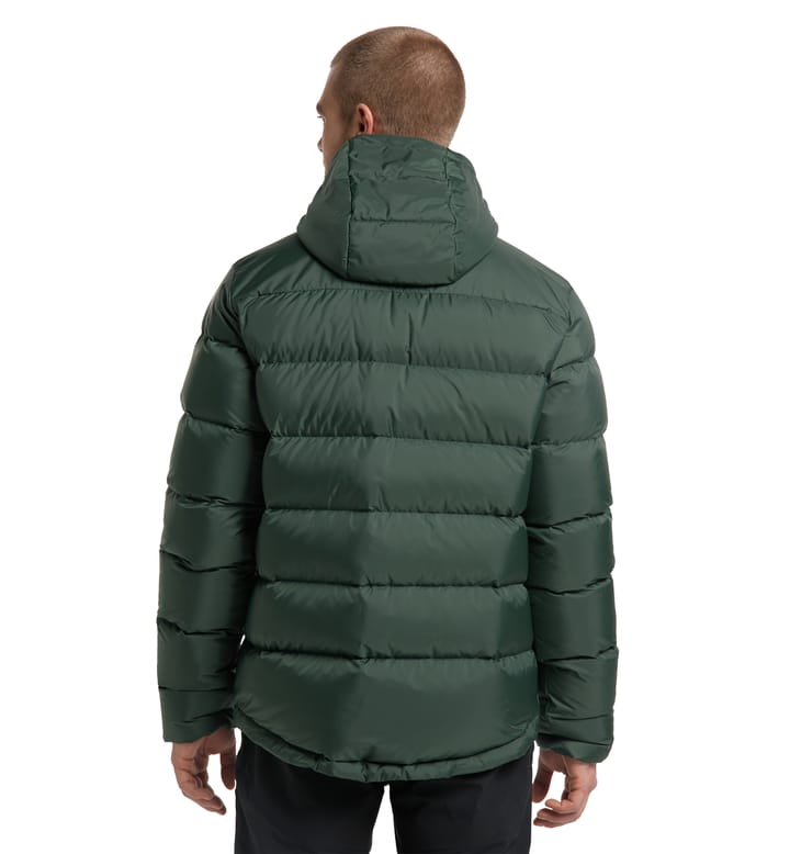 Bield Down Hood Men Fjell Green