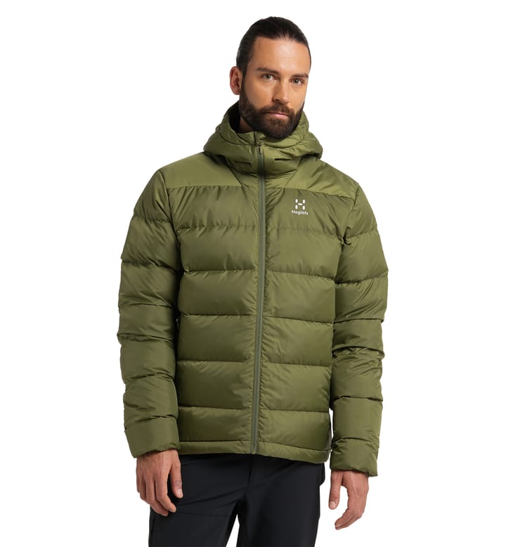 Bield Down Hood Men Olive Green Bield Down Hood Men Olive Green